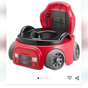 The First Years Training Wheels Racer Potty Training Toilet New